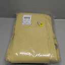 NICETOWN Thermal Insulated Paler Yellow Blackout Curtains for Bedroom, Set of 2, 70 by 63 inches Long, Window Treatment Solid Grommet Room Darkening Drape Panels for Bedroom