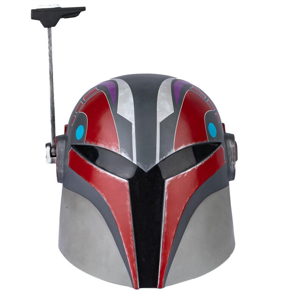 Avafierce SW Series Captain Enoh Night Troopers Helmet Cosplay Halloween Costume Mask Props for Adult (Sabne Purple), Large
