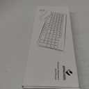 J JOYACCESS Wireless Keyboard and Mouse Combo with 7 Backlit Options,Quiet Light Up Keys,Type-C Rechargeable,Sleep Mode-2.4G Slient Portable Cordless Combo for Laptop/PC/Computer/Mac(White+Sliver)