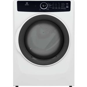 Electrolux ELFE7437AW 8 cu. ft. Electric Dryer Vented Front Load Perfect Steam Dryer with Instant Refresh in White