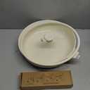 Redchef Ceramic Frying Pan with Glass Lid, Nonstick Deep Saute Pan for All Stovetops, Healthy Cooking Pan, Ergonomic Handle, Fast Even Heating, Splatter Prevention, Oven Safe, Beige (5.2Qt, 12")