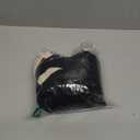 Linen Pnats Women Wide Leg Striped Capri Pants Casual Baggy Linen Trousers with Pockets Medium