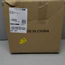 Lamp Shades for Floor Lamps, Pendant Lighting and Chandelier Replacement, 3-Tier Drum Fabric Lampshade with Natural Linen Handcrafted(Black)