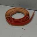 Floor Rubber Transition Strip Self Adhesive Carpet to Tile Transition Strip Edging Trim Strip for Threshold Transitions with a Height Less Than 5 mm/0.2in (Light Brown, 6.56FT)