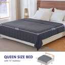 yescool King Size Weighted Blanket for Adults (30 lbs, 80 x 87, Grey) Cooling Heavy Blanket for Sleeping Perfect for 290-310 lbs, Breathable Blanket for Adults & Couple All Season, Machine Washable