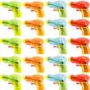 20 Pcs Mini Water Guns Plastic Small Squirt Guns Colorful Water Blaster Pool Beach Toys for Kids Birthday Party Favor Summer Outdoor Swimming Water Fighting Toys