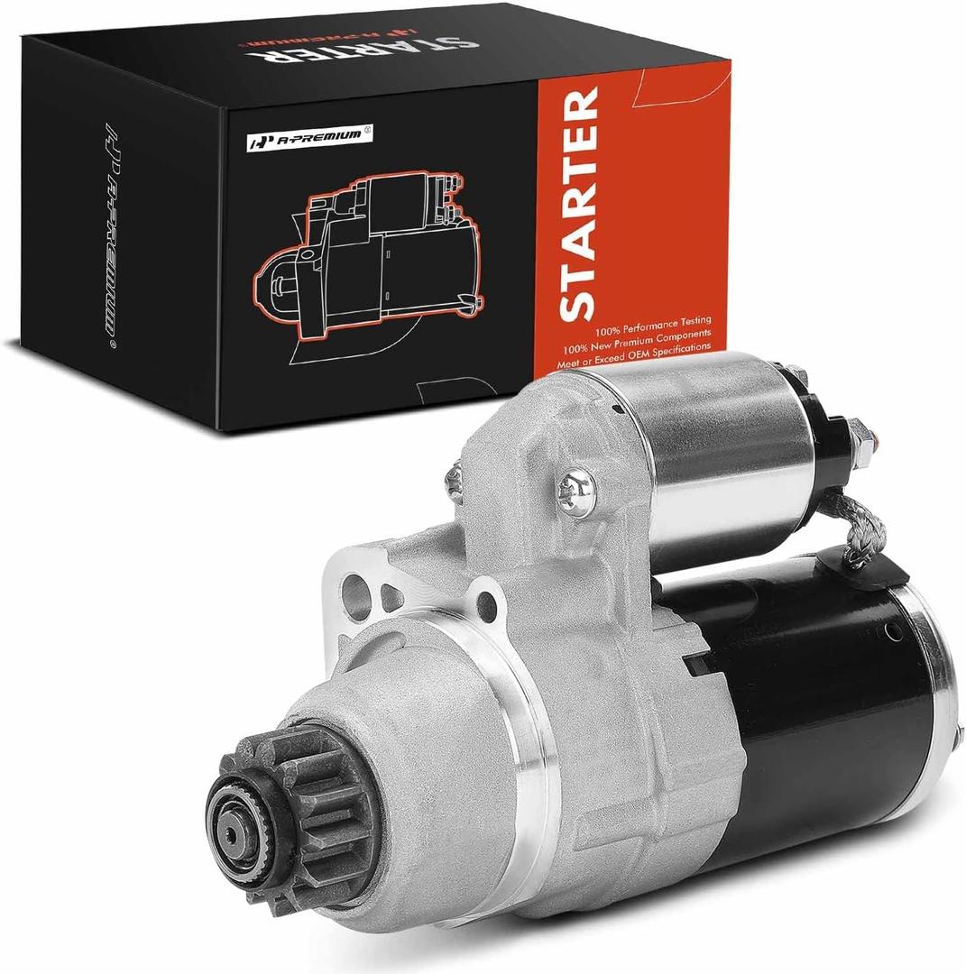 A-Premium Starter Motor Compatible with Nissan Altima 2013-2018 2.5L, Rogue 2014-2020 2.5L - 12V 1.4KW 13T CCW - Replace# M000TB0071, M000TB0072, 23300-3TA0A