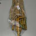 7.2 ft Arch Backdrop Stand, Metal Balloon Arch Stand, Stable Wedding Arched Frame with Square Base Ground Nails, Background Arches for Birthday Party Baby Shower Garland Decoration, Gold