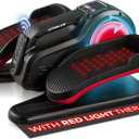 Lifepro Under Desk Elliptical Exercise Machine with or without Red Light, Seated Pedal Exerciser for Seniors & Adults, Quiet Elliptical Machine for Home or Office, Portable Leg Exerciser While Sitting