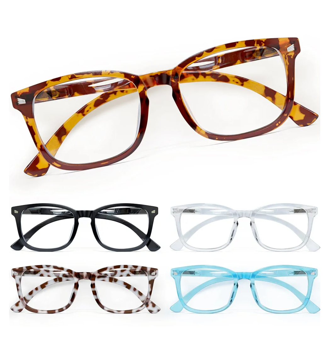 CCVOO Reading Glasses for Women/Men, Eyeglasses, Blue Light Readers for Women/Men, Computer Eye Glasses, Cheaters, Color: *C1 Mix, +2.5