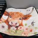 Car Windshield Sun Shade Highland Cows Flower Foldable UV Ray Sun Visor Protector Sunshade to Keep Your Vehicle Cool 55" x 27.6" (Multi Pattern 25)