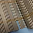 1" Cordless Mini Blinds, White Vinyl Light Filtering Blinds, 25" W x 64" H, Ideal for Indoor Windows, Office, Kitchen, Bathroom & Living Room