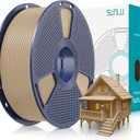 SUNLU PLA Plus Filament 1.75mm Wood 1KG, Neatly Wound 3D Printer Filament 1.75mm, PLA+ 1000g, Dimensional Accuracy +/- 0.02 mm, Fit Most FDM 3D Printers, 1kg Spool (2.2lbs), Oak Wood