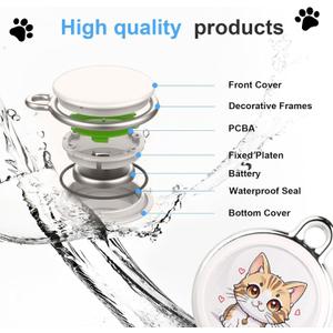 GPS Tracker for Vehicles Real-Time Global Coverage Tracking Device for Cars, Kids, and Pets | Long Battery Life, No Monthly Fees & No SIM Card RequiredCat Style