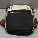 LOVEVOOK Travel Backpack Carry on Flight Approved 50L,Waterproof TSA Travel Essentials Personal Item Backpack for Women Men,Large Carry on Luggage Suitcase Travel Bag for Airplane with 3 Packing Cubes (Black - Off-white)