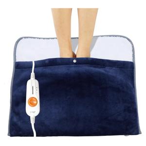 Gintao Electric Heated Foot Warmers,22"×20" Foot Heating Pad Electric for Men and Women with Fast Heating Technology,Heating Pad Feet Warmer Auto Shut Off with 3 Temperature Setting,Navy Blue