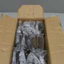 3/8" Inset Cabinet Door Hinges Antique Brass, 50 Pack (25 Pairs) Self Closing Cabinet Hinge Hardware for Kitchen Cabinet Doors