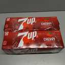 2 x 7UP Cherry Flavored Soda, 12 fl oz cans, 12 pack