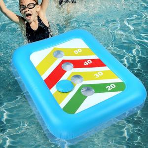 Inflatable Bean Bag Toss Game Inflates to 37.01in x 29.13in. (ages 3+)