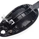 FAERSI Exterior Door Handle Assembly Front Left Driver Side Replacement for 2003 2004 2005 2006 2007 2008 Hyundai Tiburon Door Handle, 82650-2C000