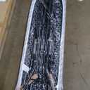 Amazon Basics Full-Size Ironing Board - 4-Leg Fold-Up, Chevron Removable Cover, 60"L x 14"W x 38"H