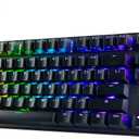 TECWARE Phantom+ 87 Key Mechanical Gaming Keyboard, RGB led, TKL 75% Keyboard, Thocky Sounding, Wraith Red Switch