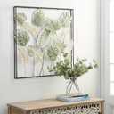 Deco 79 Metal Leaf Home Wall Decor Tall Cut-Out Wall Sculpture with Intricate Laser Cut Designs, Wall Art 30" x 2" x 30", Green