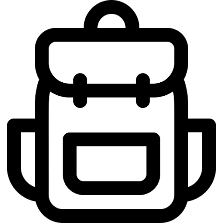 Pink Trailmaker book bag, One Size