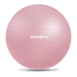 APEXUP Yoga Ball Exercise Ball Anti Slip Heavy Duty for Fitness, Balance & Core Workout, Balance Training, Pregnancy & Physical Therapy, 5 Sizes