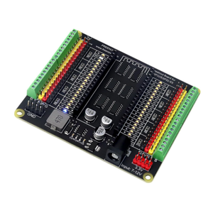 Freenove Breakout Board for ESP32 / ESP32-S3 WROVER WROOM, Terminal Block Shield HAT with Pin Header, 5V 3.3V Power Outputs, GPIO Status LED