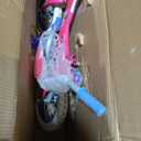 Huffy Disney Princess 16" Girls' Bike, Ideal for Ages 4-6 Years Old, Removable Training Wheels, Disney Princess Design, Sturdy and Durable, Heart Shaped Basket, Shimmering Streamers, Adjustable Comfort