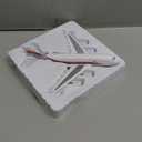 Airplane Toys, Bump and Go Action, Pull Back Die Cast Model Plane with Lights & Sounds, 3D Anatomy View, Aircraft Vehicles Gift for Kids Toddler Boys Ages 3+(White)