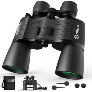 12-36x52 Binoculars for Adults High Powered - Opaita Zoom with Clear Low Light Vision for Hunting - HD for Bird Watching Stargazing Cruise Ship Travel Hiking Opera (Black)