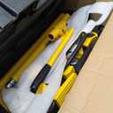 YELLOW JACKET 4 ton Hydraulic Ram Jack Pusher Puller Auto Body Frame Repair Tool Porta Power Kit with Blow Mold Carrying Storage Case for Car Repair,Truck,Farm