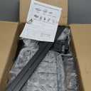 Over The Sink Dish Drying Rack, 3 Tier Stainless Steel Adjustable (33''-40'') Large Kitchen Dish Drainers for Home Counter Storage, Above Sink Non-Slip Shelves Organizer (Black)