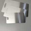 Titanium Cutting Board Set of 3,100% Pure Titanium Cutting Boards for Kitchen, Double Sided Non Toxic Cutting Board, Ideal Charcuterie & Chopping for Meat, Hygiene Durable Dishwasher (Pack of 3, Silver)