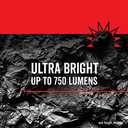 Rayovac Virtually Indestructible LED Spotlight, 750 Lumen Waterproof Spot Flashlight
