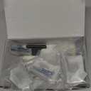 Amerdeco 10 Pack Matte Black Cabinet Knobs 2 Inch (50MM) Single Hole Cabinet Pulls Kitchen Cabinet Knobs Drawer Knobs ZH0026