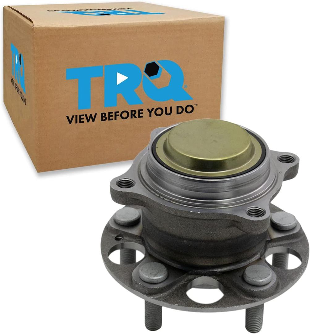 TRQ Front Rear Driver Side Passenger Side Wheel Bearing & Hub Assembly with ABS Sensor Compatible with 2014-2016 Acura MDX