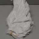 Angel Wings and Halo Adult Feather Angel Wings Costume for Women Halloween Cosplay Costumes (White)