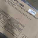 KEIKI Full Size Loft Bed with Movable Desk, Storage Shelf, Storage Stairs, Wood Bedframe, Espresso