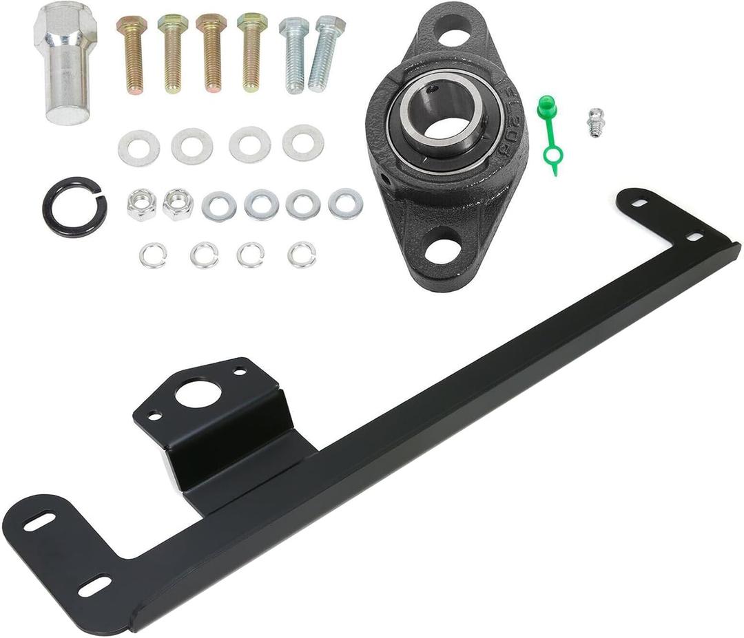 Steering Gear Box Brace Stabilizer Bar fits 2003-2008 Dodge RAM 1500/2500/ 3500 4WD black