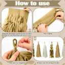 2 x VitalCozy 48 Pcs Fall Martini Birthday Party Decorations a Tini Bit Older Banner Martini Garland Gold Brown Bow Balloons Spirals Ribbon for Women Bar Birthday Bachelorette Bridal Shower