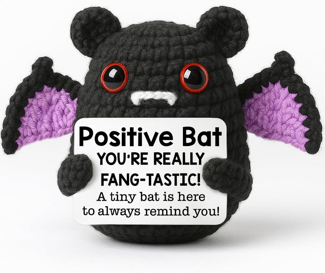 MBL Emotional Inspirational Support for Women - Motivational Funny Gag Boo Basket Stuffers Spooky Crochet Bat Birthday Thanksgiving Christmas Stocking Stuffers Gifts for Men Friends Colleges Teens