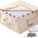 KnitIQ Pack of 9 Blocking Mats for Knitting and Crocheting - Extra Thick Blocking Boards for Crochet Projects - Block Mats for Knitting with Circular Gridlines, 150 T-Pins, and Storage Bag