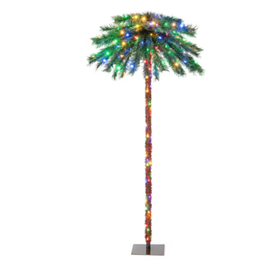 6FT Pre-Lit Artificial Tropical Christmas Palm Tree