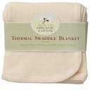 TL Care 30" X 40" Thermal/Waffle Swaddle Blanket Made with Organic Cotton, Natural Color, Soft Breathable, for Boys and Girls