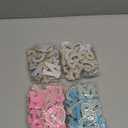 Zeyune 104 Pcs Rhinestones Pearls Iron on Decorative Letter Patches A-z Bling Glitter English Alphabet Applique for Sew on Clothes Bags Hats DIY Craft Supplies, 4 Colors (Classic Style)