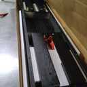 Plank+Beam 60 Inch Dining Bench for Dining Room, Bench for 72 Inch Table Kitchen Dining Seat, Wooden Outdoor Bench, Solid Wood Entryway Bench, Black Wirebrush