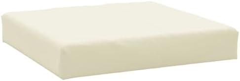 Tidyard Pallet Cushion Cream 23.6 x 23.6 x 5 Inch Oxford Fabric, Sofa Replacement Seat Cushion, Padded Cushion Pad for Indoor Outdoor